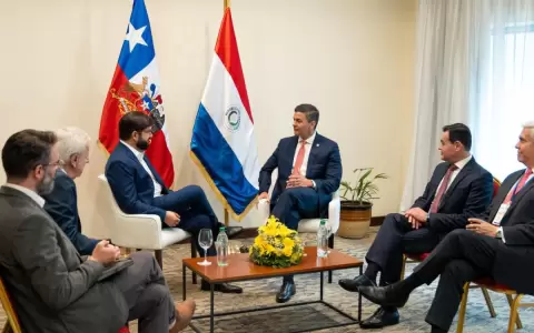 Pe�a se reuni� con sus pares de Chile, Guatemala y Panam�