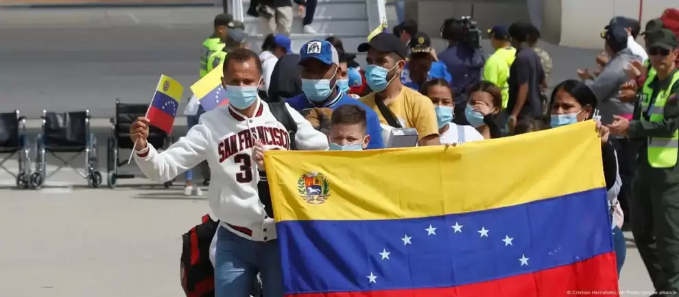 Llegan a Venezuela m�s de 199 deportados desde EE. UU.