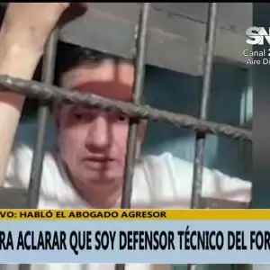 Abogado golpeador dice estar arrepentido y que no es "un caramelo dulce"