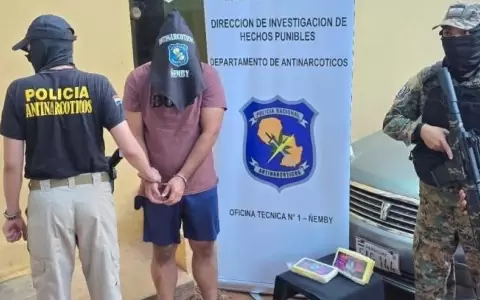 Incautan m�s de dos kilos de coca�na del poder de un abogado en Capiat�