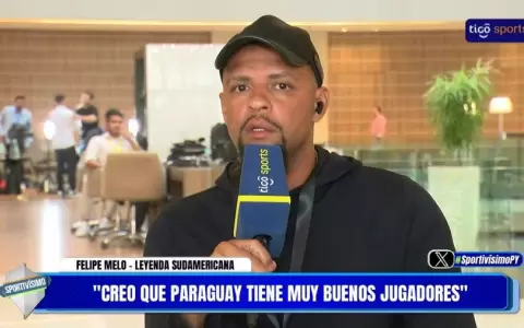 Felipe Melo: �Voy a hinchar siempre para Olimpia�