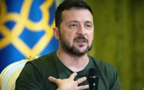 Volod�mir Zelenski, presidente de Ucrania.