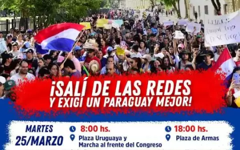 Inicia segundo d�a de marcha ciudadana, hoy se adhieren partidos de la oposici�n
