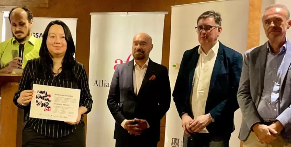 Mar�a Jos� Fiorio, ganadora del segundo premio. Cortes�a