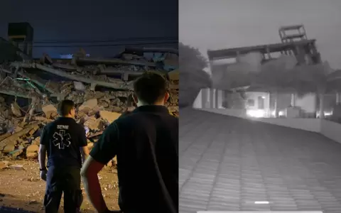 El edificio colaps� de un momento para otro.