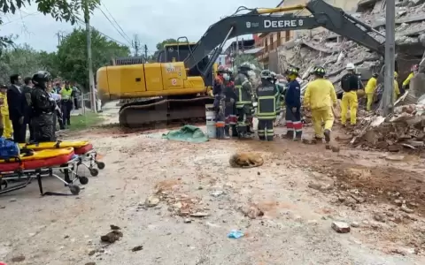 Anoche se derrumb� un edificio en construcci�n en el barrio San Roque de Encarnaci�n.