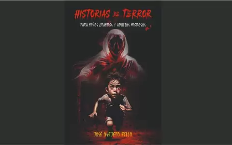 Portada del libro "Historias de terror para ni�os grandes y adultos miedosos. Vol. 2". Che ha nde Editora.