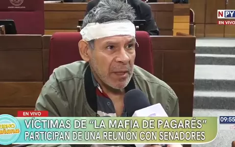 Galo G�mez, una de las v�ctimas quien desde hace 10 a�os paga por un celular y G. 500.000.