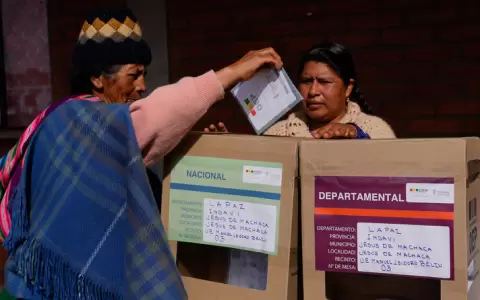 Elecciones en Bolivia.