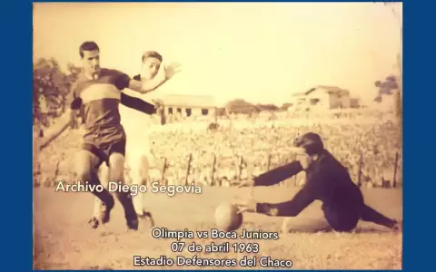 Copa Libertadores de Am�rica 1963 - Olimpia vs. Boca Juniors.