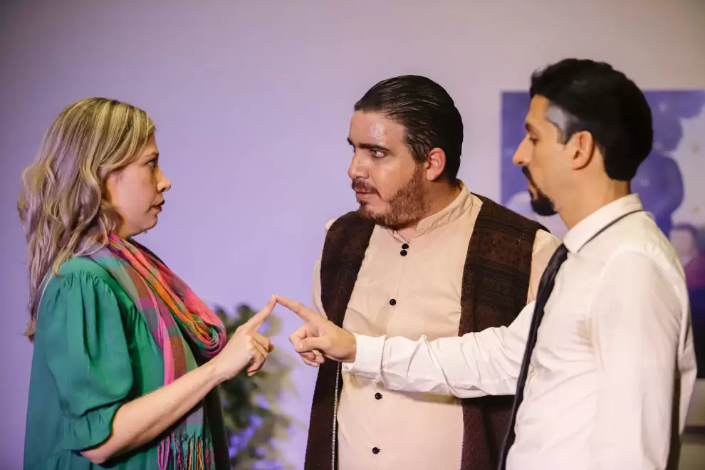 Puesta en escena de "Terapia, el ejercicio fant�stico"