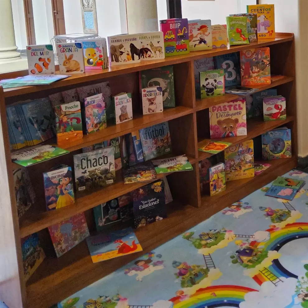 Espacio de lectura infantil.