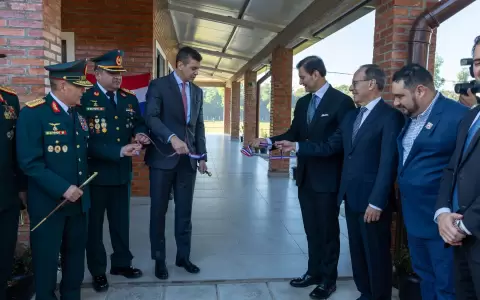 Inauguraci�n de mejoras en liceo Militar Acosta �u.