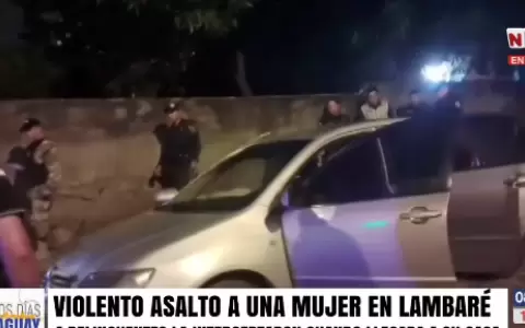 La propietaria de una joyer�a fue emboscada por cuatro hombres.