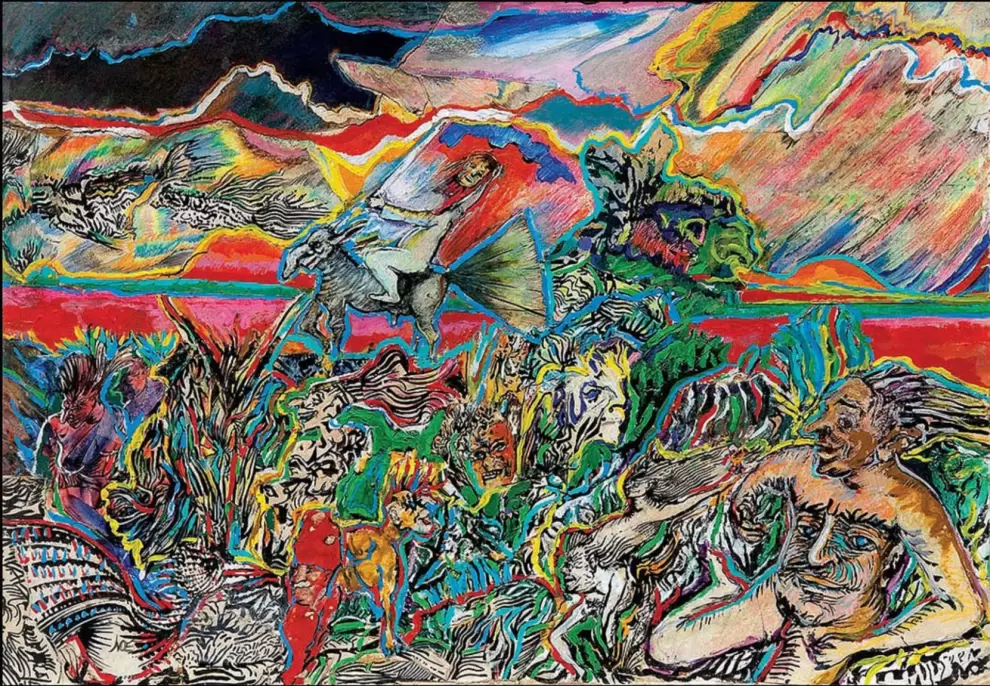 Obra de Luis Felipe Noé.