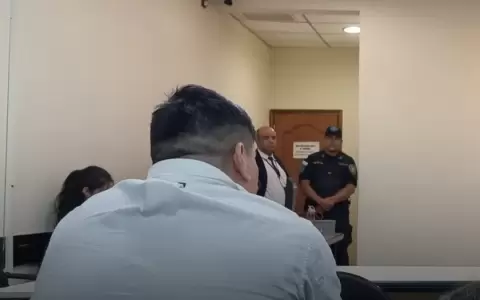 Suboficial Gustavo Florent�n durante el juicio oral.