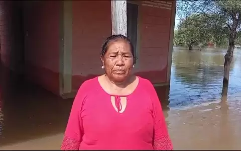 Miembros de compa��a Santa Teresita, cerca de Mariscal Estigarribia, denuncian que hasta la fecha no recibieron ayuda de ninguna autoridad.