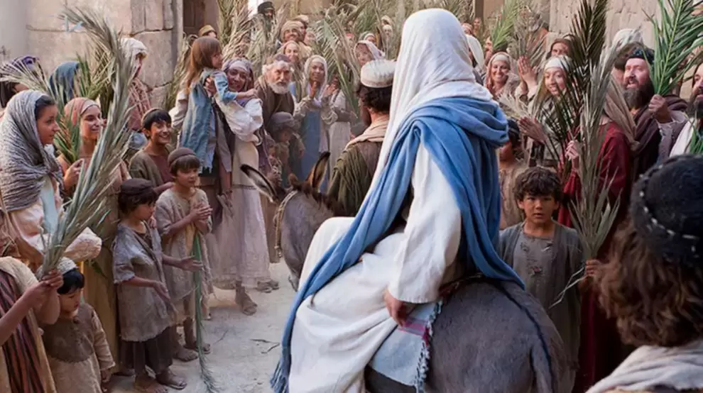 Jesús entrando a Jesuralén.