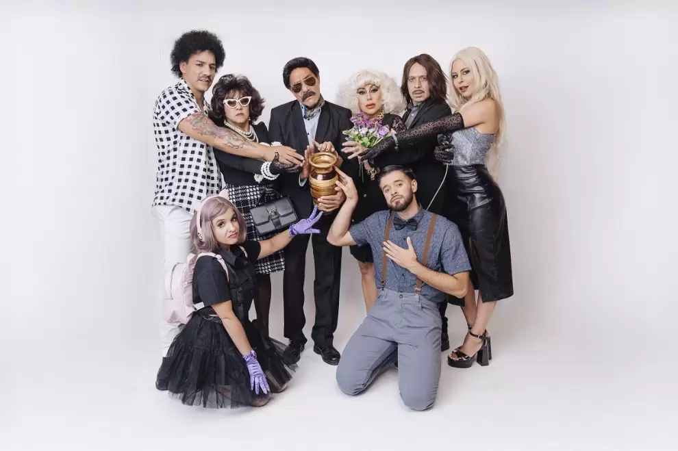 Elenco de "No somos nada", del director Hugo Luis Robles. Cortesía