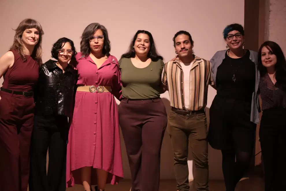 Vicky Bedoya, Camila Ocampos, Alba Acosta, Paz Melgarejo, Alejandro Recalde, Helen Cohene y Ale Corval�n.
