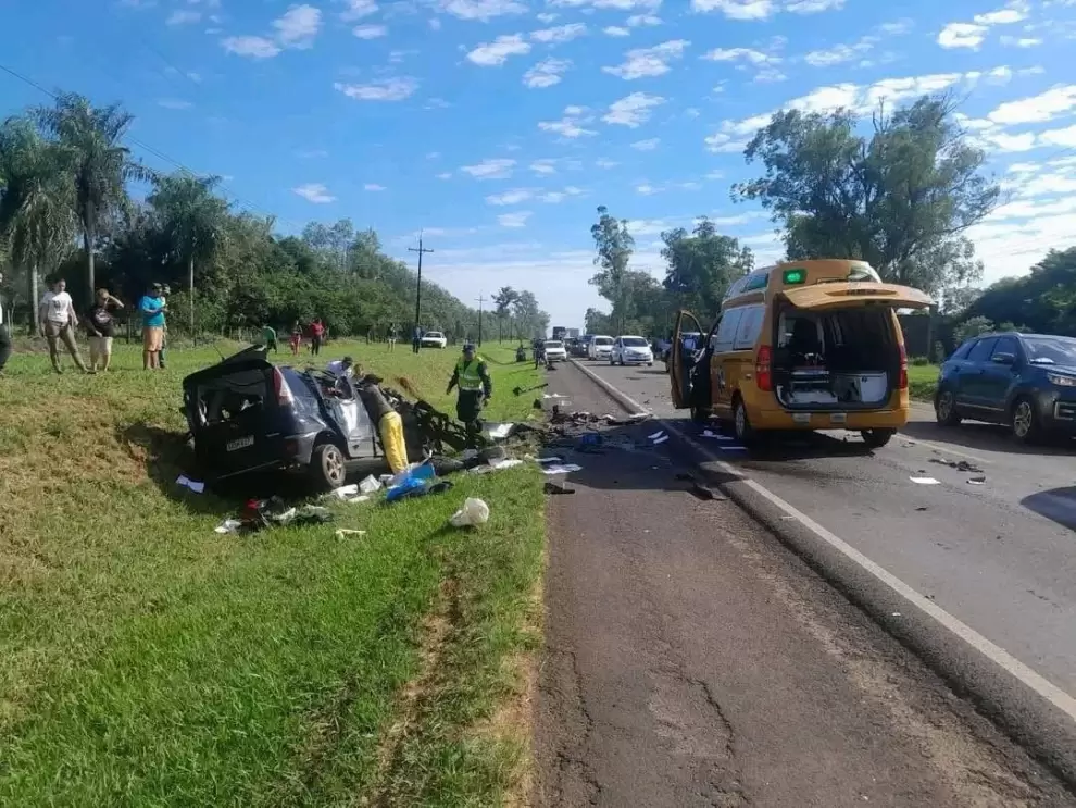 El accidente ocurrió esta mañana en kilómetro 251 de la ruta PY 01.