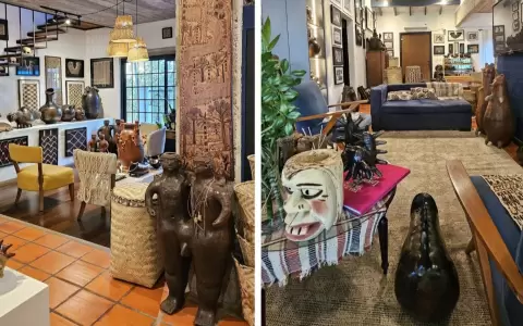 Exposici�n de arte ind�gena en Casa Popore.