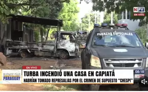 Incendio en Capiat�.
