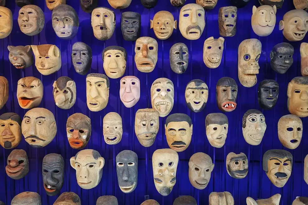 Máscaras Kamba Ra'anga del CAV/Museo del Barro.