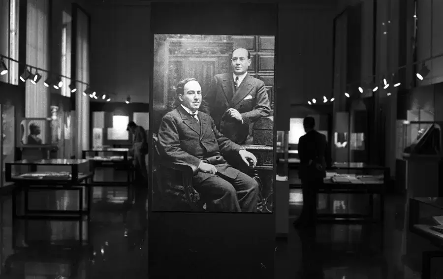 Los hermanos Antonio y Manuel Machado.