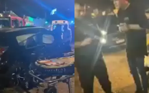 Accidente de tr�nsito.