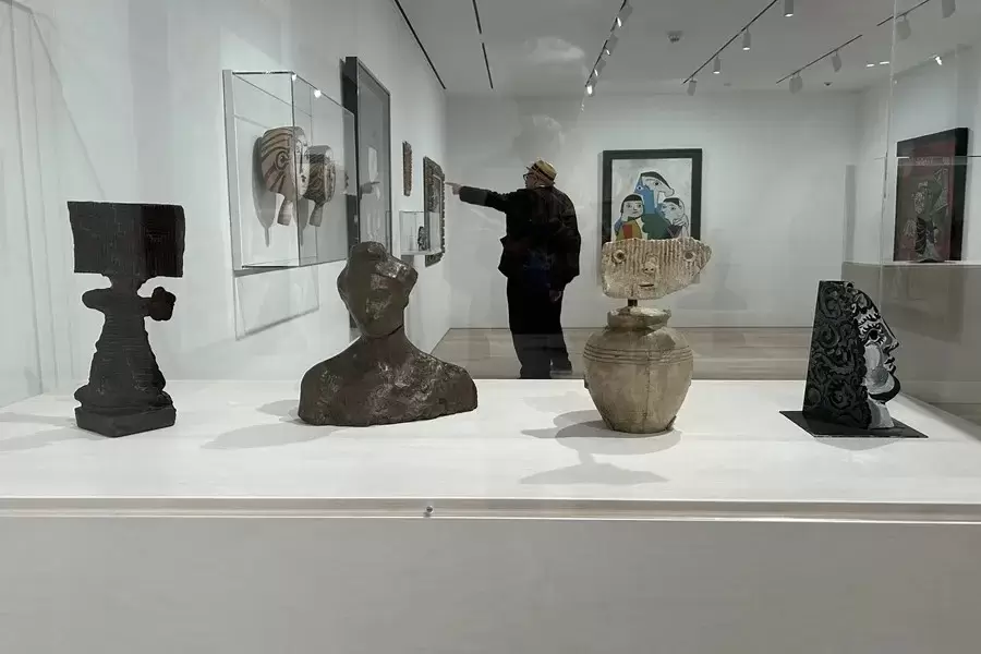 Obras de la muestra "Picasso t�te-�-t�te". Galer�a Gagosian, New York.