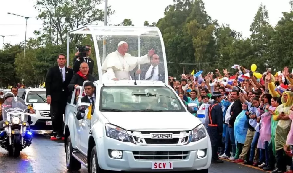 Papa Francisco en Paraguay.