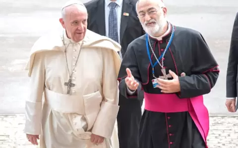 El papa Francisco junto al cardenal paraguayo Crist�bal L�pez.