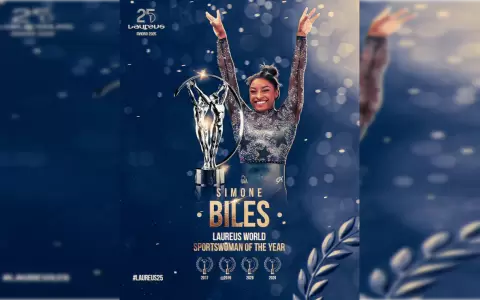 Simone Biles y Mondo Duplantis se coronan como los mejores deportistas del 2024