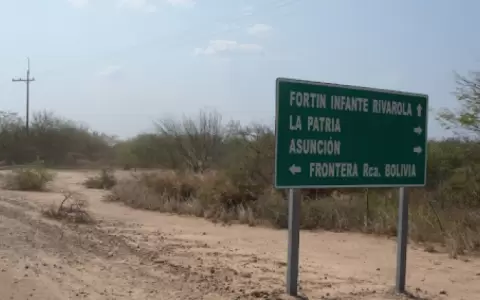 Frontera con Bolivia.