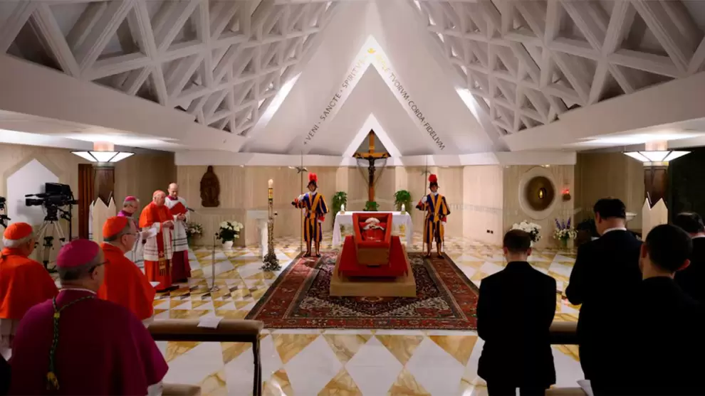 F�retro del Papa Francisco.