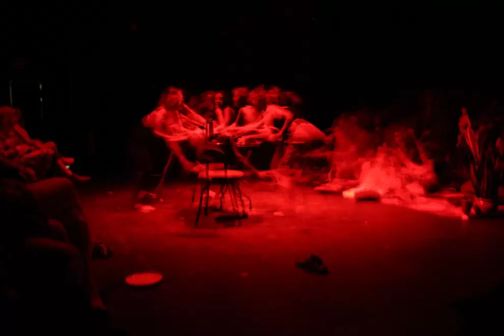 Obra teatral "El amor plat�nico", del director Walter Mers.