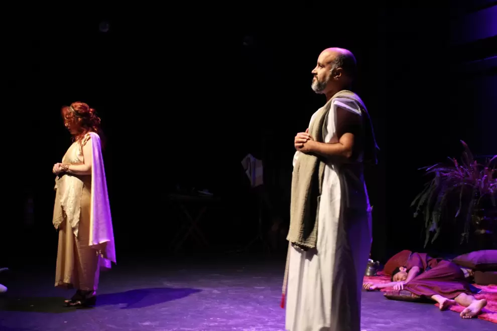 Obra teatral "El amor plat�nico", del director Walter Mers.