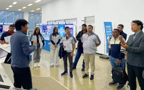 Iniciaron las capacitaciones en Corea del Sur.