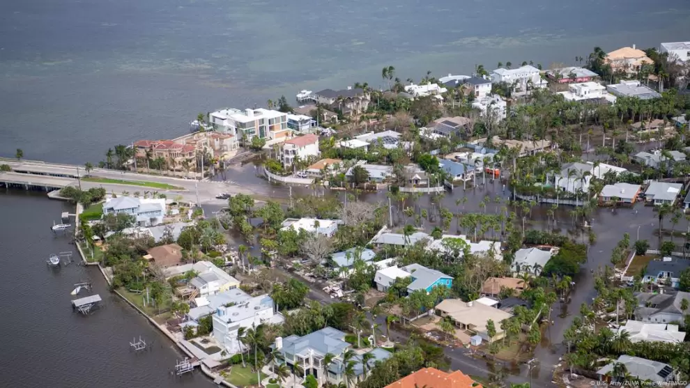 Las viviendas en primera l�nea de playa son vulnerables a la subida del nivel del mar y a inundaciones. Foto:DW