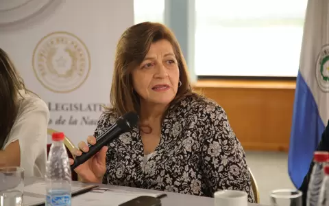 Senadora colorada Blanca Ovelar.