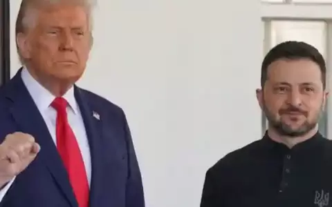 Trump y Zelenski.