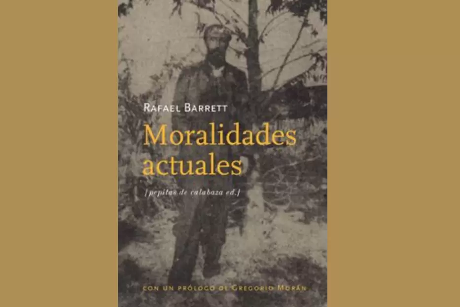 Portada de "Moralidades actuales" de Rafael Barret. Ediciones Pepita.