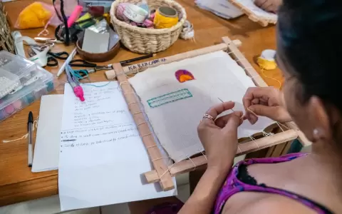 Taller a cargo de Estaci�n Crear.