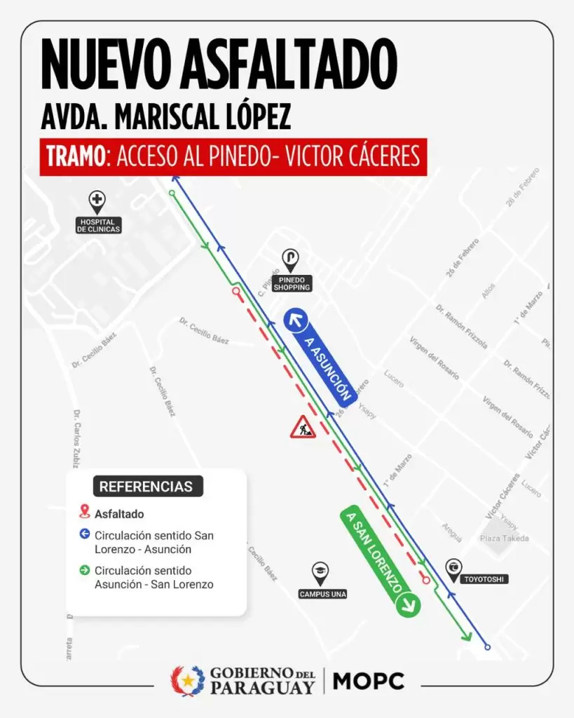 Mapa desv�o