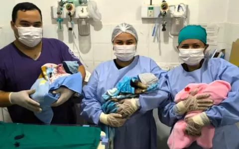 Personal de blanco del Servicio Prenatal del Hospital General Santa Rosa del Aguaray mencion� que es un gran logro.