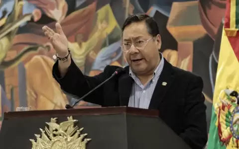 Luis Arce, presidente de Bolivia, buscar� su reelecci�n.
