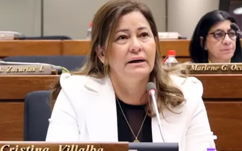 La diputada colorada cartista Cristina Villalba.