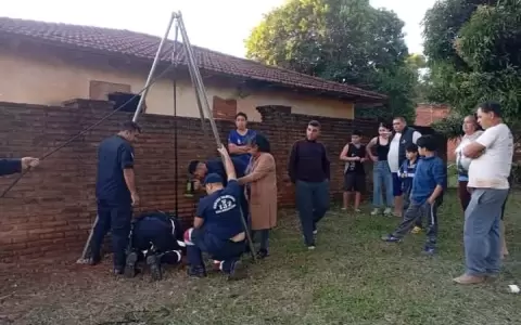 El trabajo para rescatar a la menor dur� 40 minutos aproximadamente.