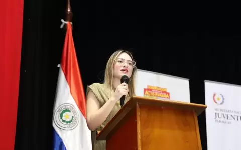 Salma Ag�ero, ministra de la Juventud.